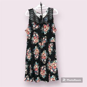 Almost Famous Sleeveless Floral Dress
